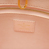 Louis Vuitton On The Go PM Emplant Handbag Light Pink