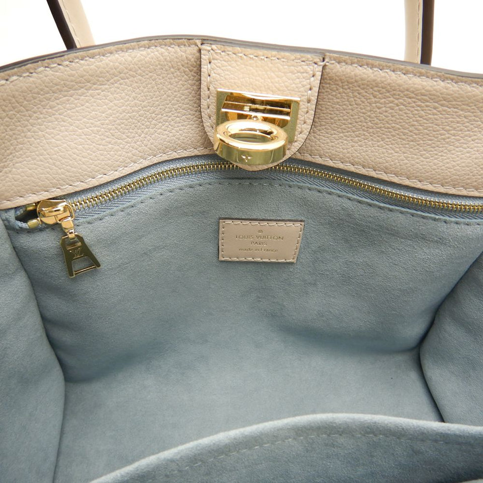 Louis Vuitton On My Side PM Handbag Greige Creme