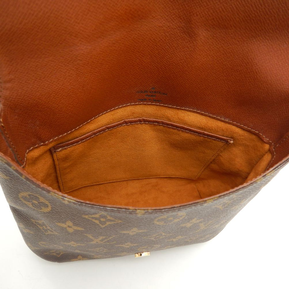 Louis Vuitton Monogram Musette Salsa Short Shoulder Bag Brown