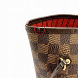 Louis Vuitton Neverfull MM Tote Bag Damier Ebene Brown
