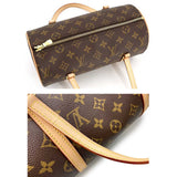 Louis Vuitton Monogram Papillon 26 Hand Bag Brown