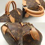 Louis Vuitton Monogram Speedy 30 Handbag Brown