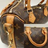 Louis Vuitton Monogram Speedy Bandouliere 25 Handbag Brown