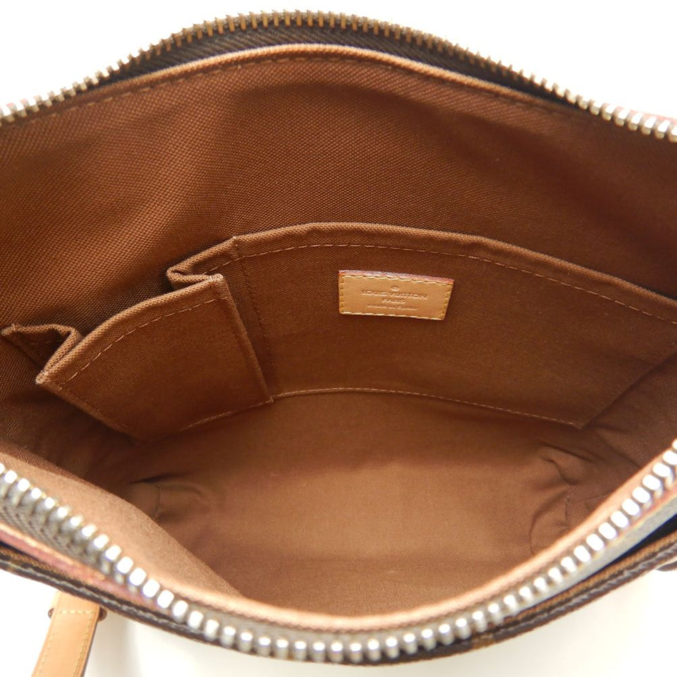 Louis Vuitton Monogram Odeon PM Shoulder Bag Brown