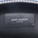 Saint Laurent- Paris Chain Shoulder Bag Baby Duffle Black White Leather