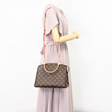Louis Vuitton Petit Palais PM Handbag Monogram Brown
