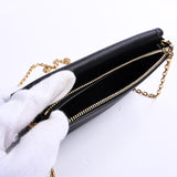 Louis Vuitton Pochette Lock Me Shoulder Bag Kataoshi Leather Black