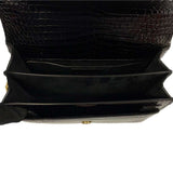 Saint Laurent- Paris Chain Shoulder Bag Embossed Sunset Black