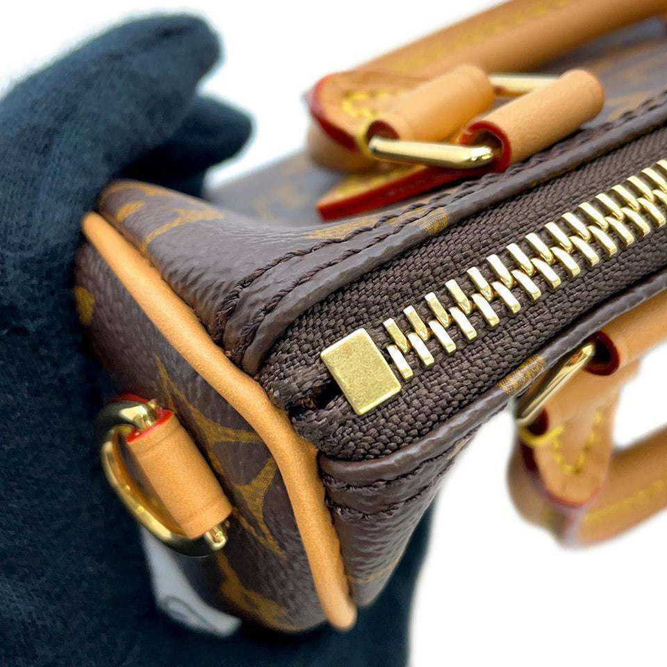 Louis Vuitton Shoulder Bag Nano Speedy Mini Bag