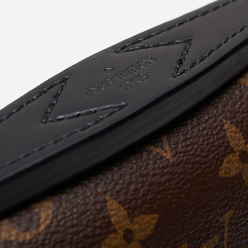 Louis Vuitton Monogram Macassar S Lock Shoulder Bag