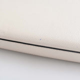 Saint Laurent- Leather Classic Kate Chain Shoulder Bag White/Black