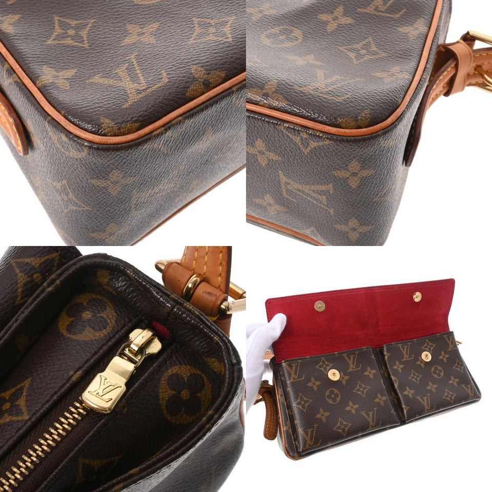 Louis Vuitton Monogram Viva Cite MM Brown Canvas Shoulder Bag