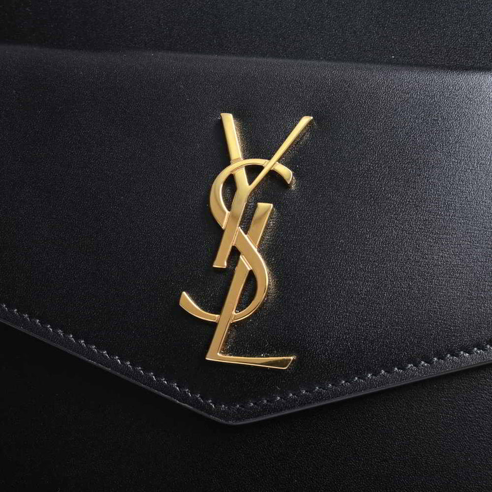 Saint Laurent- Leather Small 2way Handbag Black