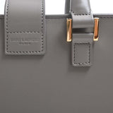Saint Laurent- Leather Baby Cabas 2way Handbag Gray