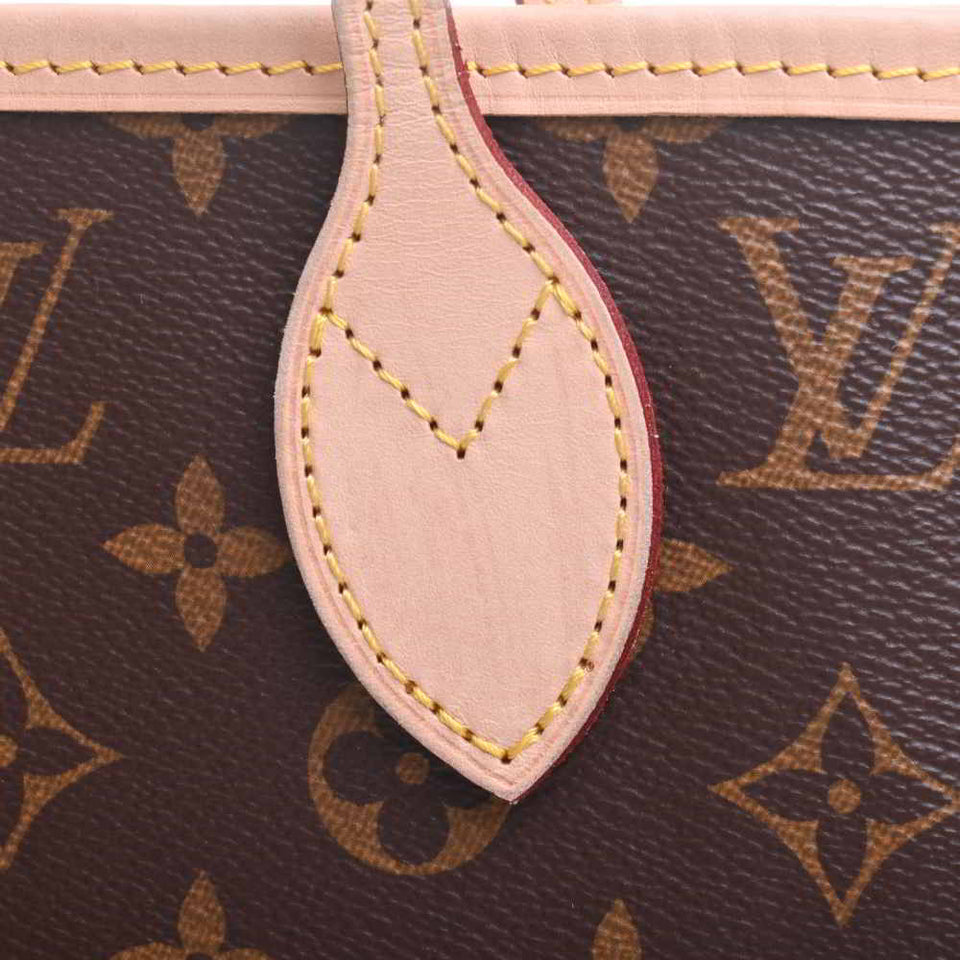 Louis Vuitton Monogram Neverfull MM Tote Bag Brown