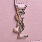 Saint Laurent- Leather Tiny Wallet Tri-fold Compact Wallet Pink