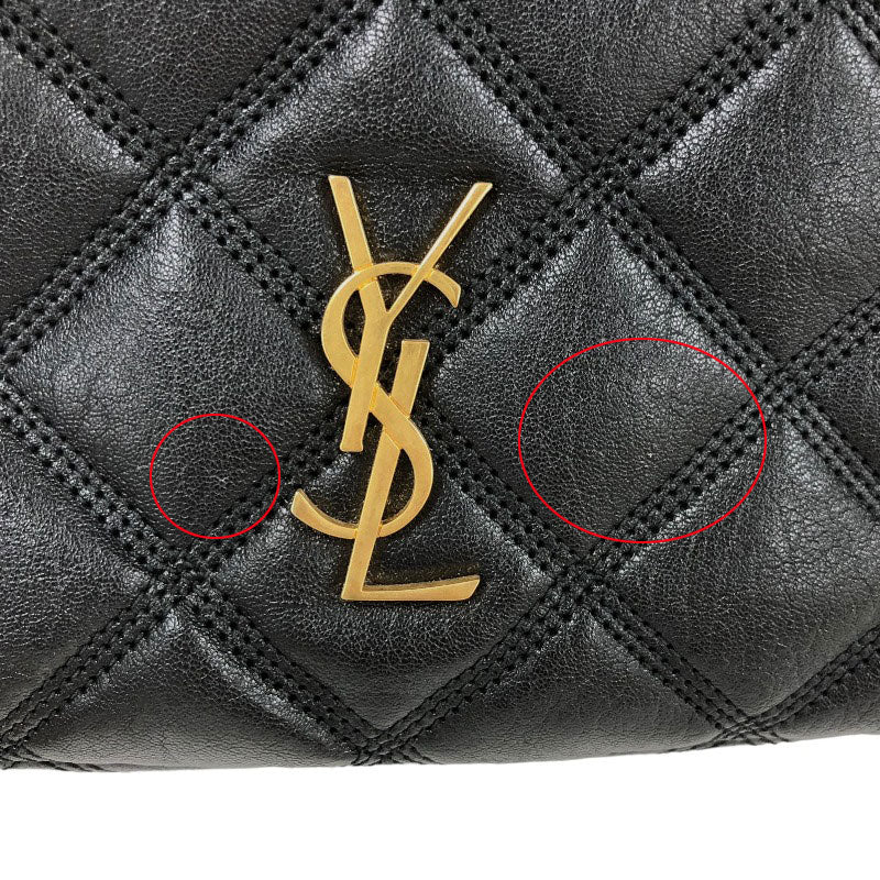 Saint Laurent- Becky Chain Shoulder Bag Leather Black