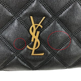 Saint Laurent- Becky Chain Shoulder Bag Leather Black
