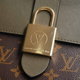 Louis Vuitton Monogram Locky BB Handbag Brown Khaki