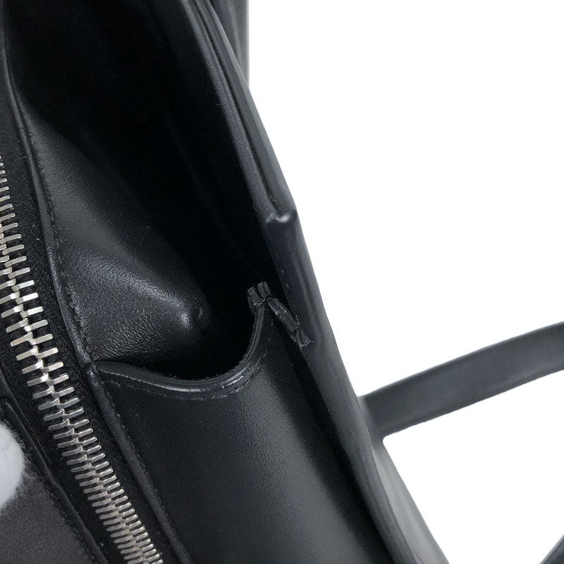 Saint Laurent- Gauche Calf Black Tote Bag