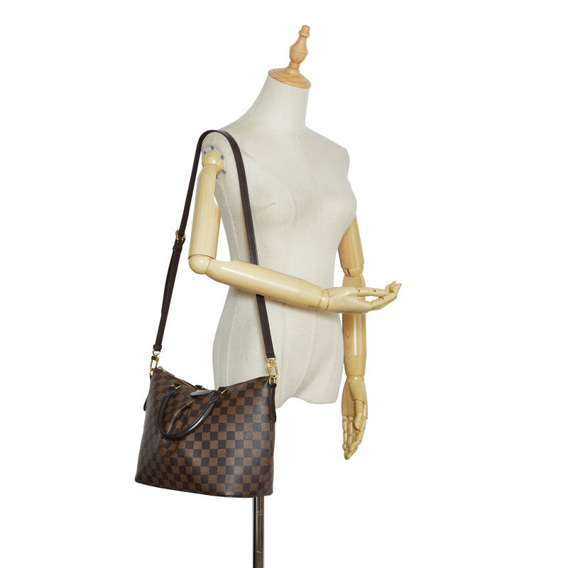 Louis Vuitton Damier Sienna MM Shoulder Bag 2WAY Brown