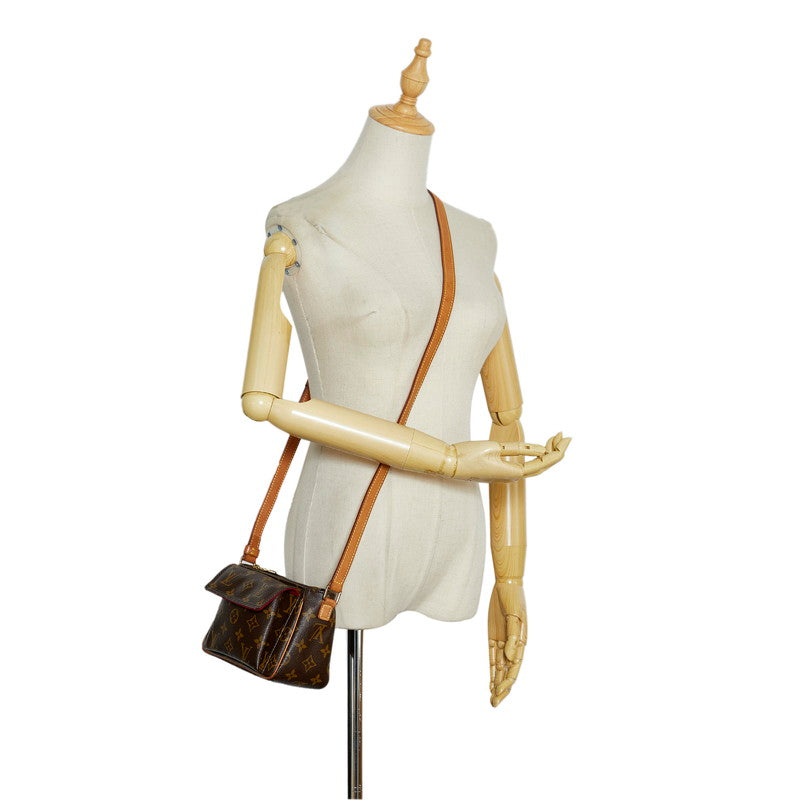 Louis Vuitton Monogram Viva Cite PM Shoulder Bag Brown