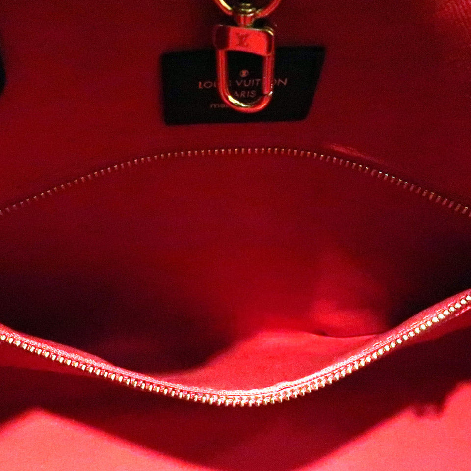 Louis Vuitton Tote Bag Handbag On The Go MM Monogram Giant Brown