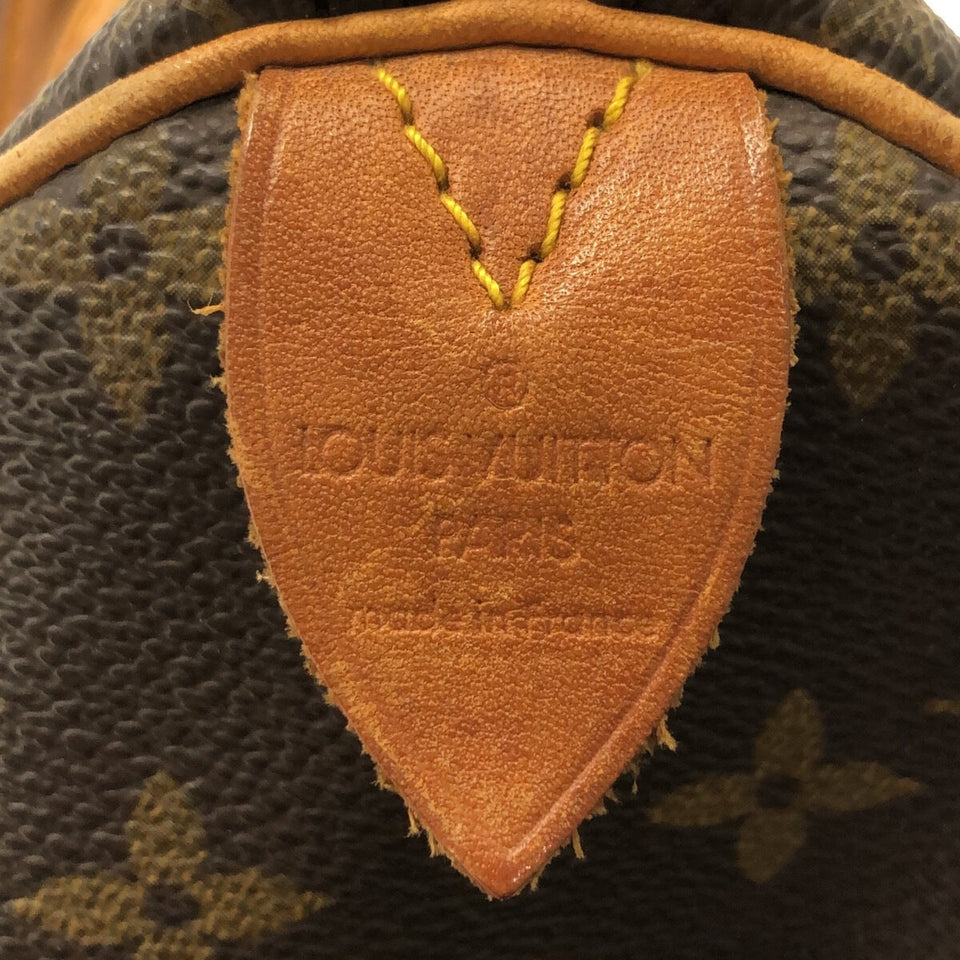 Louis Vuitton Speedy 30 Handbag Monogram Canvas