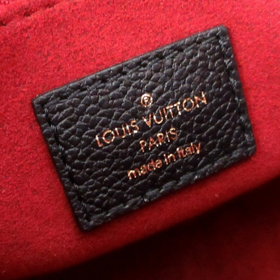 Louis Vuitton On The Go PM Tote Bag Black Beige