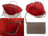 Louis Vuitton Neverfull MM Damier Ebene Tote Bag