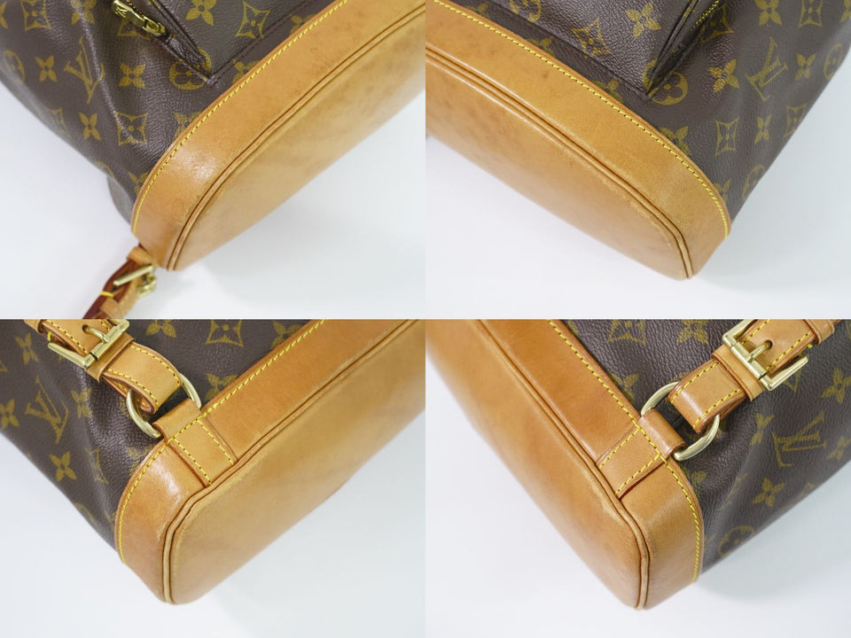 Louis Vuitton Montsouris MM Rucksack Backpack Monogram Brown
