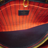 Louis Vuitton Monogram Implant Montaigne BB Marine Rouge