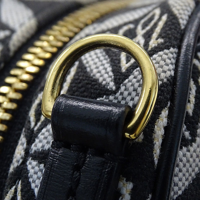 Louis Vuitton Monogram Jacquard Deauville Since 1854 Shoulder Bag Black