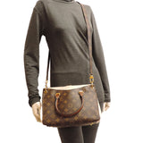 Louis Vuitton Pallas BB Handbag Monogram Claim Brown