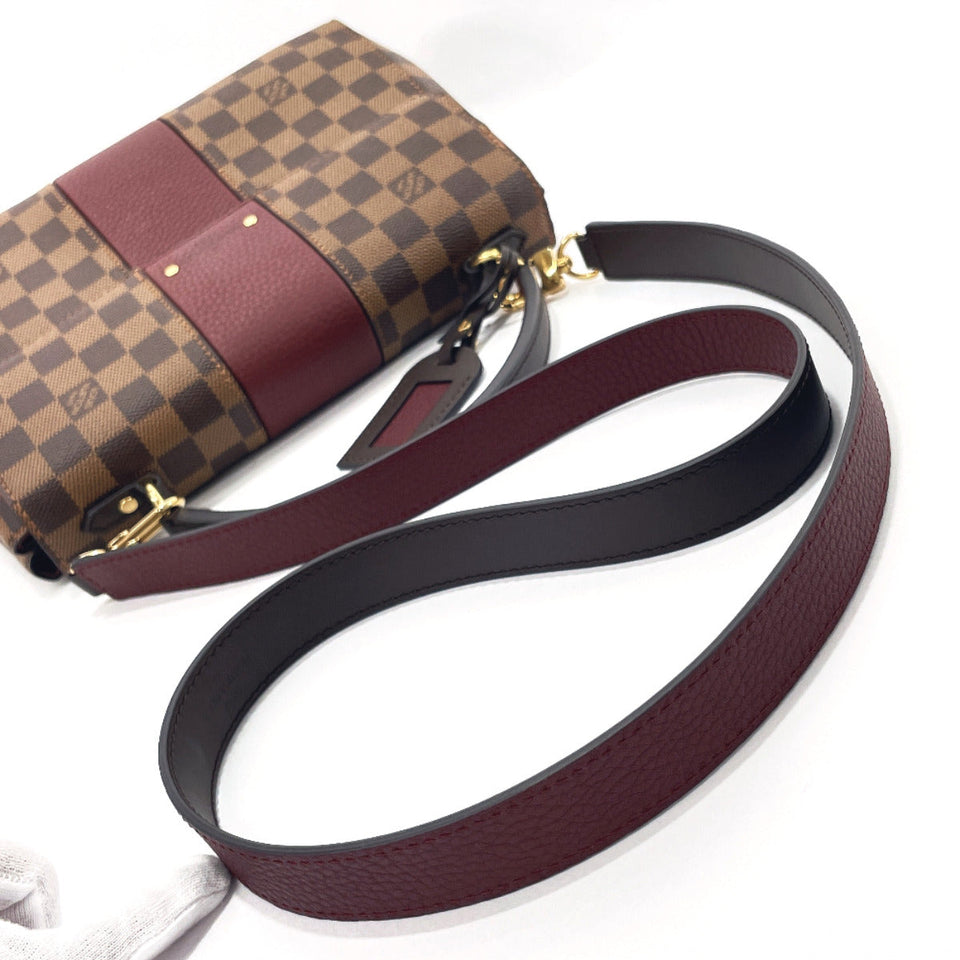 Louis Vuitton Bond Street Shoulder Bag Damier Ebene Canvas