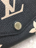 Louis Vuitton Porte Feuille Sala Monogram Emplant Overall Pattern