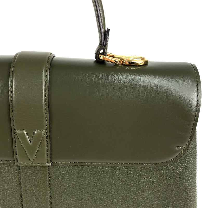Louis Vuitton Rose Des Vents MM Handbag Calf Leather Black