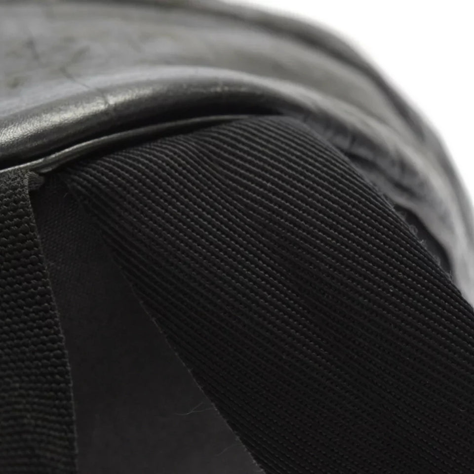 Saint Laurent- Paris Embossed Leather City Backpack Rucksack Black