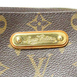 Louis Vuitton Monogram Eva Chain Shoulder Bag Brown