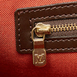 Louis Vuitton Damier Nolita Handbag Brown PVC Leather