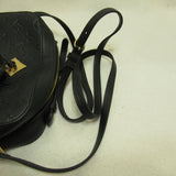 Louis Vuitton Saintonge Shoulder Bag  Monogram Implant Black