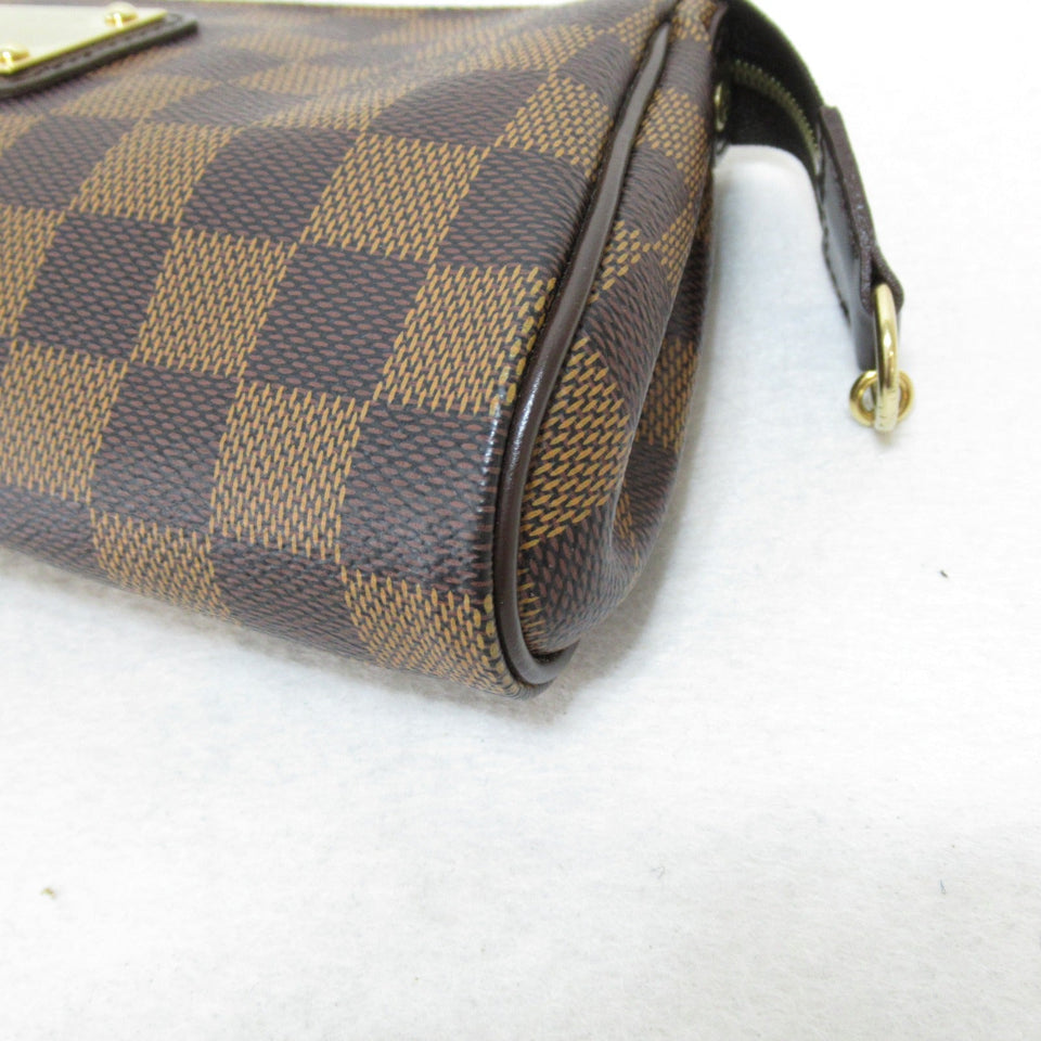 Louis Vuitton Eva 2way Shoulder Bag  Pvc Coated Canvas Damier