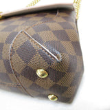 Louis Vuitton Kaisa Clutch Shoulder Bag  Pvc Coated Canvas