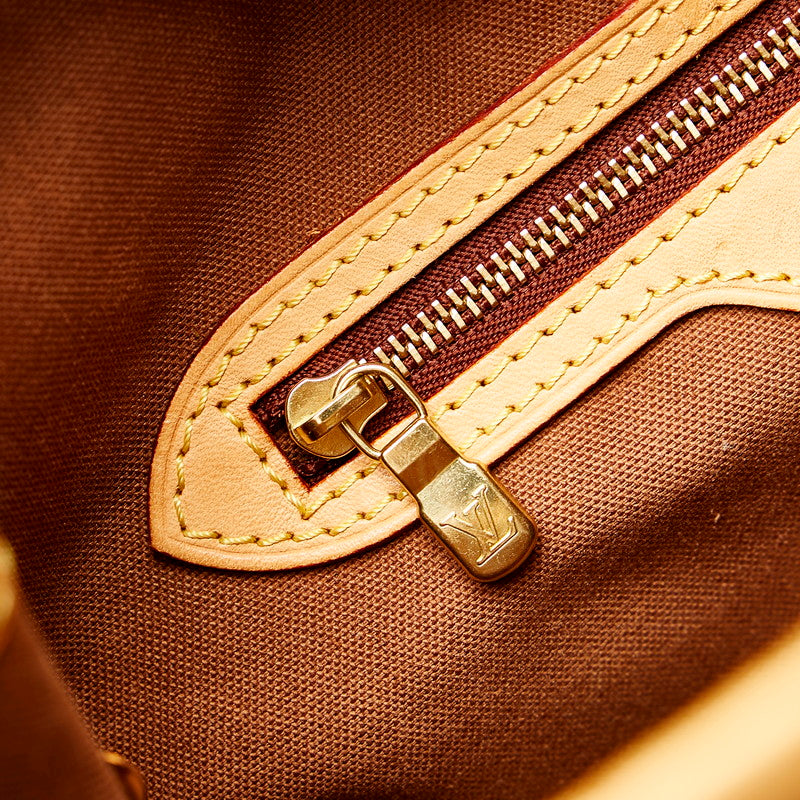 Louis Vuitton Monogram Hippo Piano Tote Bag Brown Leather