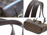 Louis Vuitton Shoulder Bag Tote Bag Manosque PM Damier Ebene Brown