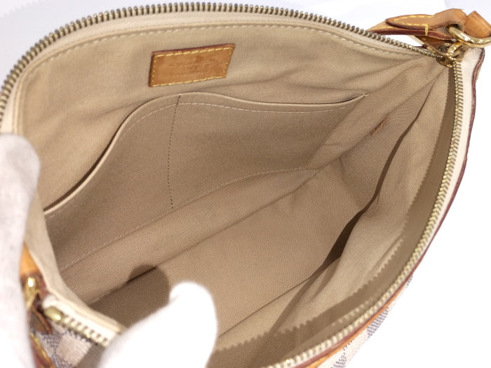 Louis Vuitton Syracusa PM Shoulder Bag Damier Azur