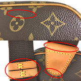 Louis Vuitton Monogram Pochette Gange Body Bag Waist Pouch
