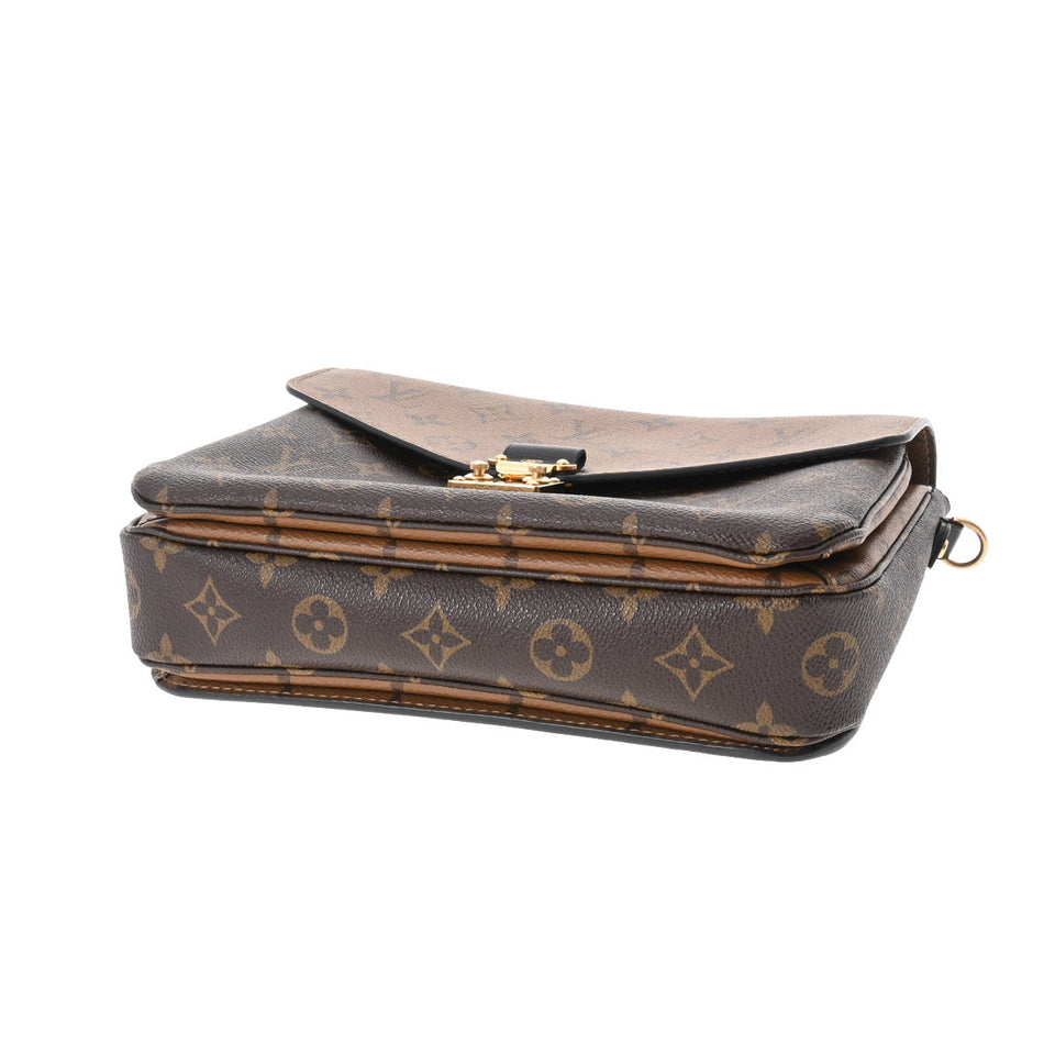 Louis Vuitton Monogram Pochette Metis MM 2way Canvas Handbag
