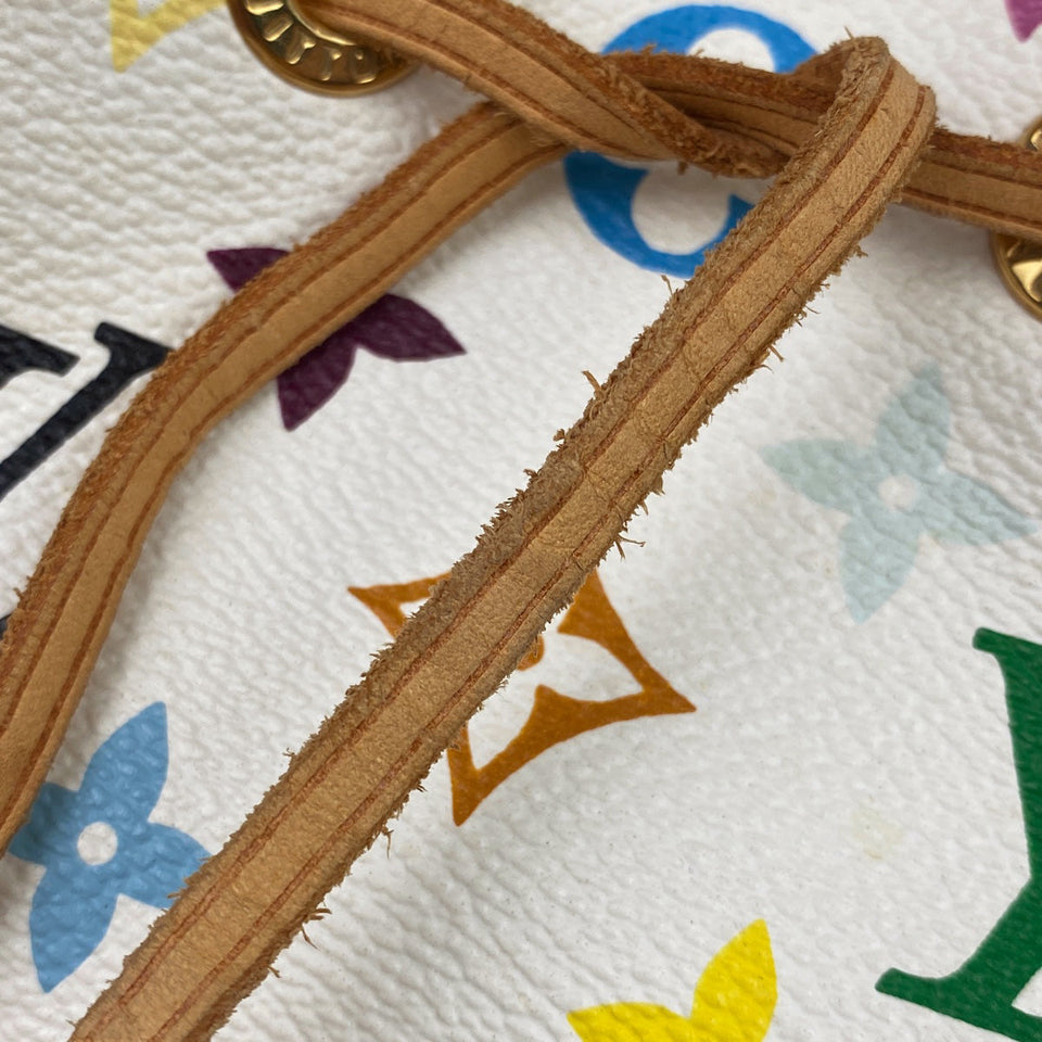 Louis Vuitton Petit Noe Drawstring Shoulder Bag Monogram Multicolor