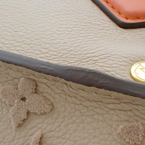 Louis Vuitton On My Side MM Shoulder Monogram Grain Calf Leather Creme
